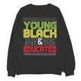 Proud African American Educated Graduation Unisex Sweatshirt