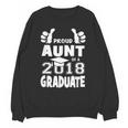Proud Aunt Of A 2018 Graduate Senior Graduation School Shirt Unisex Sweatshirt