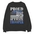 Proud Aunt Of a State Trooper Police Officer Graduation Unisex Sweatshirt