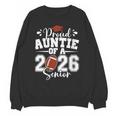 Proud Auntie Of A 2026 Senior Football Graduation Family Unisex Sweatshirt