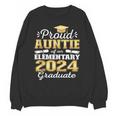 Proud Auntie Of 5th Grade Graduate 2024 Family Graduation Unisex Sweatshirt
