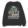 Proud Auntie Of Kindergarten Graduate 2024 Graduation Auntie Unisex Sweatshirt