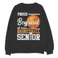 Proud Boyfriend Of A 2025 Senior Graduation Basketball Unisex Sweatshirt