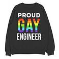 Proud Gay Engineer LGBTQ Rainbow Engineering Graduation Unisex Sweatshirt