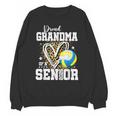 Proud Grandma Of A 2026 Senior Volleyball Graduation Leopard Unisex Sweatshirt