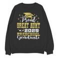 Proud Great Aunt Of Preschool Graduate 2025 Graduation Unisex Sweatshirt