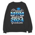 Proud Mom Of 2024 Class Master Graduate Family Graduation Unisex Sweatshirt