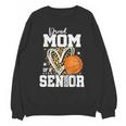 Proud Mom Of A 2026 Senior Basketball Graduation Leopard Unisex Sweatshirt