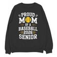 Proud Mom Of Baseball Senior 2026 Graduation Unisex Sweatshirt