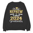 Proud Nephew Of Two 2024 Graduate Class 2024 Graduation Unisex Sweatshirt