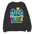 Proud Niece Of Kindergarten Graduate 2024 Graduation Niece Unisex Sweatshirt