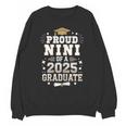 Proud Nini Of A Class Of 2025 Graduate Senior Graduation Unisex Sweatshirt