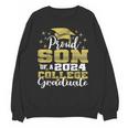 Proud Son Of 2024 College Graduate Family 24 Graduation Unisex Sweatshirt