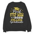 Proud Step Mom Of 2025 College Graduate Family 24 Graduation Unisex Sweatshirt