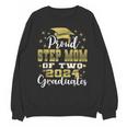 Proud Step Mom Of Two 2024 Graduate Class 2024 Graduation Unisex Sweatshirt