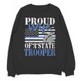 Proud Wife Of a State Trooper Police Officer Graduation Unisex Sweatshirt