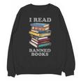 I Read Banned Books Bookworm Unisex Sweatshirt