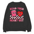 Read Your Heart Out Cute Reading Book Lover Unisex Sweatshirt