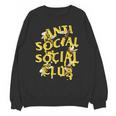 Retro Anti Social Club Bees Introvert Women Men Unisex Sweatshirt