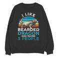 Retro Bearded Dragon Introvert For Lizard Lovers Unisex Sweatshirt Retro Bearded Dragon Introvert For Lizard Lovers Unisex Sweatshirt
