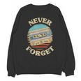 Retro Cassette Never Forget Nostalgia Vintage Unisex Sweatshirt