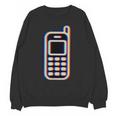 Retro Cell Vintage Mobile Phone 90s Nostalgia Vaporwave Fun Unisex Sweatshirt Retro Cell Vintage Mobile Phone 90s Nostalgia Vaporwave Fun Unisex Sweatshirt