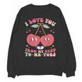 Retro Cherry Love 90s Nostalgia Unisex Sweatshirt