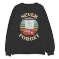 Retro Gaming Never Forget Nostalgia Vintage Unisex Sweatshirt