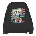 Retro Old Cassette Tape Cartoon With Walker Nostalgia Unisex Sweatshirt Retro Old Cassette Tape Cartoon With Walker Nostalgia Unisex Sweatshirt