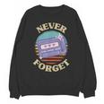 Retro Pager Never Forget Nostalgia Vintage Unisex Sweatshirt