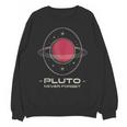 Retro Pluto Never Forget Classic Planet Pluto Nostalgia Unisex Sweatshirt