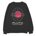 Retro Pluto Never Forget Classic Planet Pluto Nostalgia Unisex Sweatshirt