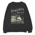 Retro Proud Anti Social Member Of Introverted Book Club Unisex Sweatshirt