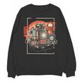 Retro Tech Stack 80s 90s Nostalgia Analog TV Cameras Unisex Sweatshirt