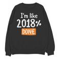 Senior 2018 Shirt I'm Like 2018 Done Class Graduation Unisex Sweatshirt
