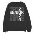 Senior 2024 Graduation Graduate Class Of 2024 Women Boy Girl Unisex Sweatshirt