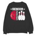 Senior 2025 Bowling Player Class Of 2025 Graduation Seniors Unisex Sweatshirt