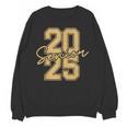 Senior 2025 Class Of 2025 Gold Senior Graduation Unisex Sweatshirt