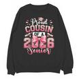Senior 2026 Class Of 26 Coquette Pink Bow Graduation Cousin Unisex Sweatshirt