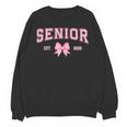 Senior 2026 Class Of 2026 Coquette Pink Bow Graduation 2026 Unisex Sweatshirt