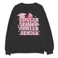 Senior 2026 Class Of 2026 Cute Coquette Pink Bow Graduation Unisex Sweatshirt