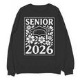 Senior 2026 Floral Flowers Class Of 2026 Graduation Kids Unisex Sweatshirt