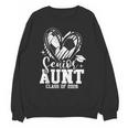 Senior Aunt Class Of 2026 Soccer Graduation Heart Unisex Sweatshirt