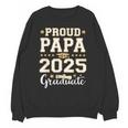 Senior Graduation Proud Papa 2025 Graduate Class Matching Unisex Sweatshirt