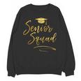 Senior Squad Graduation With Golden Cap Team Unisex Sweatshirt