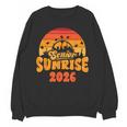 Senior Sunrise Class Of 2026 Graduation Proud Graduate Retro Unisex Sweatshirt