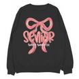 Senior Twenty Twenty-Six Coquette Graduation Class Of 2026 Unisex Sweatshirt