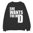She Wants The MD Shirt Medical Graduation Doctor Unisex Sweatshirt