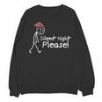 Silent Night Please Christmas Introvert Unisex Sweatshirt