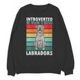 Silver Labrador Retriever Introvert Silver Lab Unisex Sweatshirt Silver Labrador Retriever Introvert Silver Lab Unisex Sweatshirt